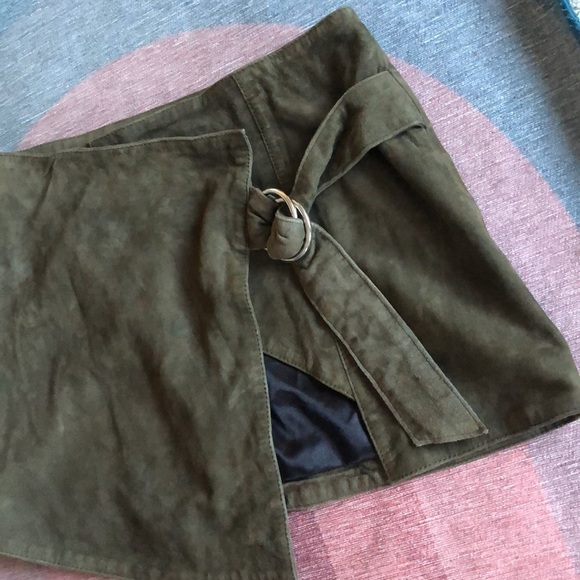 NEW Understated Revolve Leather Coastal Cowboy Mini Skirt - Picture 4 of 9